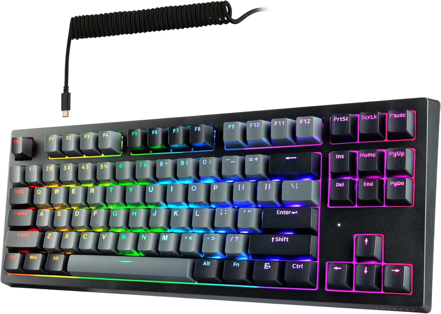 Phantom 87 Key Mechanical Keyboard, RGB Led, Outemu RED Switch