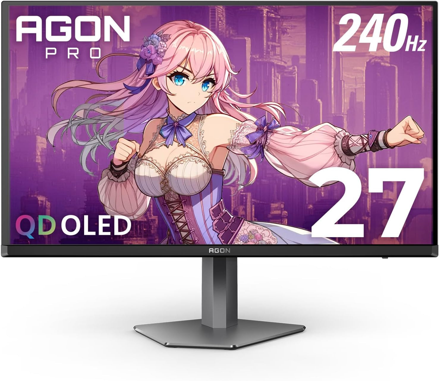 C27G2Z 27" Curved Frameless Ultra-Fast Gaming Monitor, FHD 1080P, 0.5Ms 240Hz, Freesync, 2X HDMI 2.0, 1X Display Port, Height Adjustable, Xbox PS5 Switch Ready, 3-Year Zero-Bright-Dot