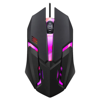 E-Sports USB Wired Mouse Colorful LED Gaming Mouse 5000 DPI Wired Mice Optical Wired Gamer Mouse for Desktop Laptop PC Computer