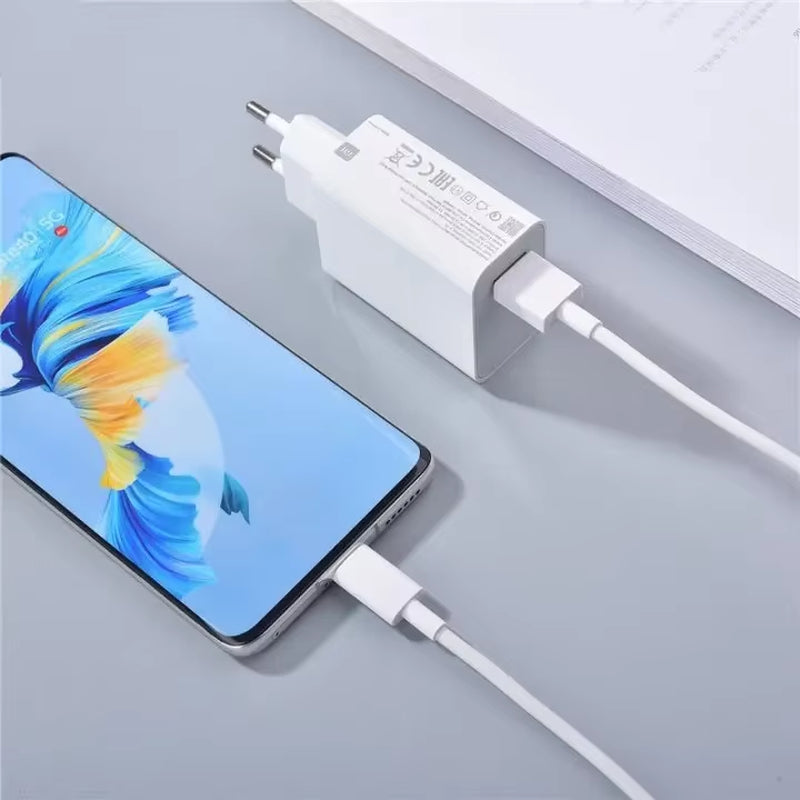 Xiaomi Charger Turbo Super Fast Charge 120W EU Hypercharge Gan Adapter for Redmi Note 11 12 13 Pro plus 5G Mi 14 13 13T Cable