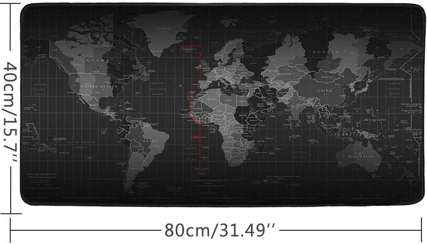 XXL Gaming Mouse Mat Extended & Extra Large Mouse Pad (80 * 40 Map)