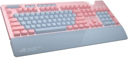 ROG Strix Flare (Cherry MX Brown) Aura Sync RGB Mechanical Gaming Keyboard with Switches, Customizable Badge, USB Pass through and Media Controls