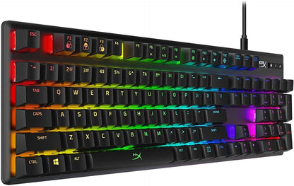 Alloy Origins - Mechanical Gaming Keyboard, Software-Controlled Light & Macro Customization, Compact Form Factor, RGB LED Backlit - Clicky  Blue Switch,