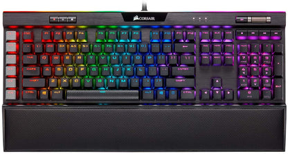 K95 RGB Platinum XT Mechanical USB Gaming Keyboard, Backlit RGB LED, Cherry MX RGB Brown, Black