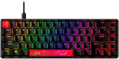 Alloy Origins - Mechanical Gaming Keyboard, Software-Controlled Light & Macro Customization, Compact Form Factor, RGB LED Backlit - Clicky  Blue Switch,