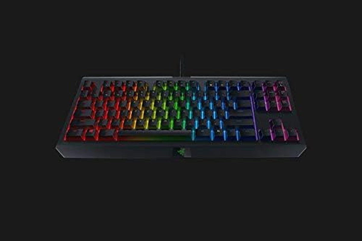 Blackwidow TE Chroma V2 TKL Tenkeyless Mechanical Gaming Keyboard: Orange Key Switches, Tactile & Silent, Chroma RGB Lighting, Magnetic Wrist Rest, Programmable Macros, Classic Black