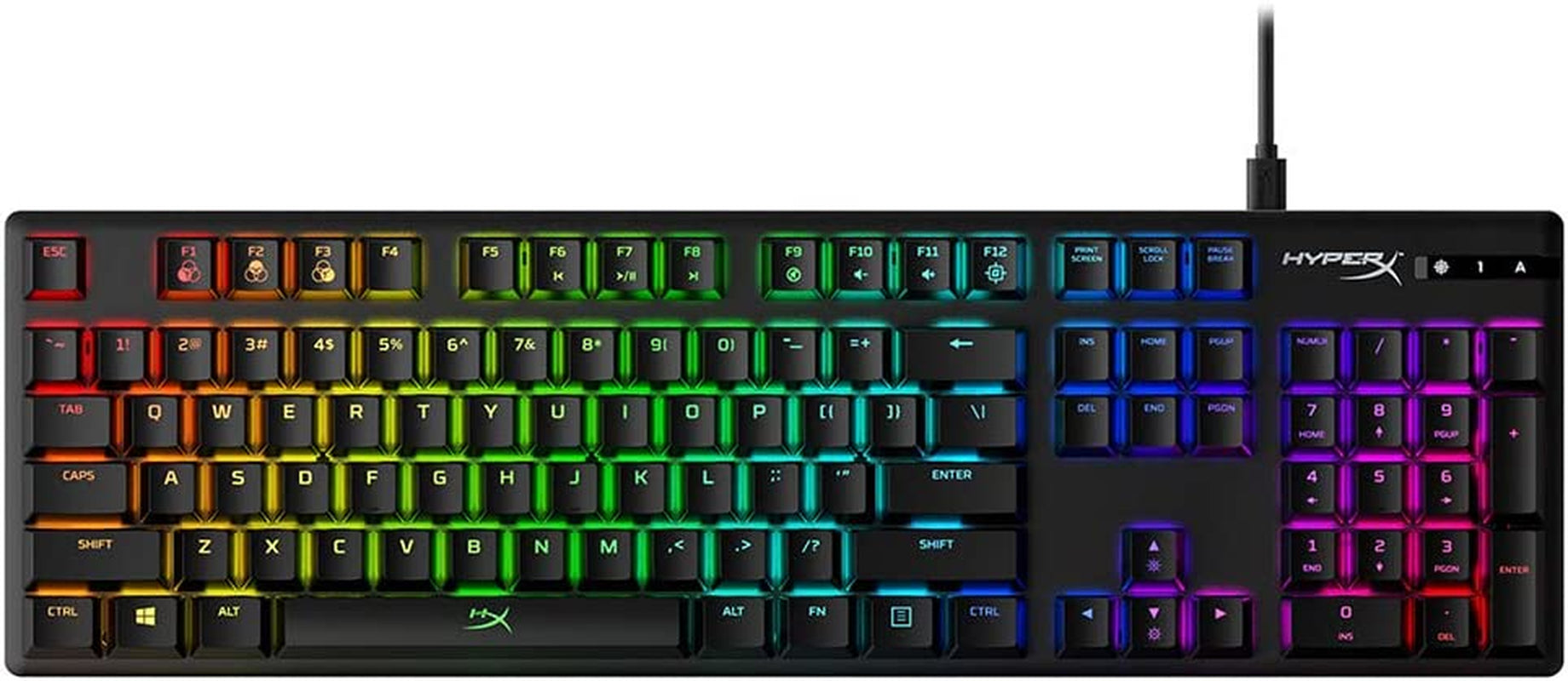 Alloy Origins - Mechanical Gaming Keyboard, Software-Controlled Light & Macro Customization, Compact Form Factor, RGB LED Backlit - Clicky  Blue Switch,