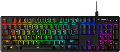 Alloy Origins - Mechanical Gaming Keyboard, Software-Controlled Light & Macro Customization, Compact Form Factor, RGB LED Backlit - Clicky  Blue Switch,